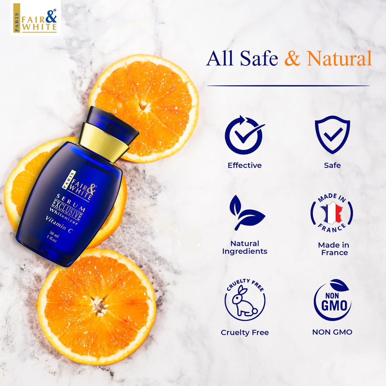 Fair And White Exclusive Brightening Serum With Vitamin C 30ml / 1 fl oz - Image 7