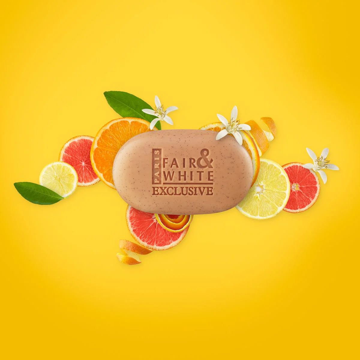 Fair And White Exclusive Exfoliating Soap With Vitamin C 200g / 7 fl oz - Image 3