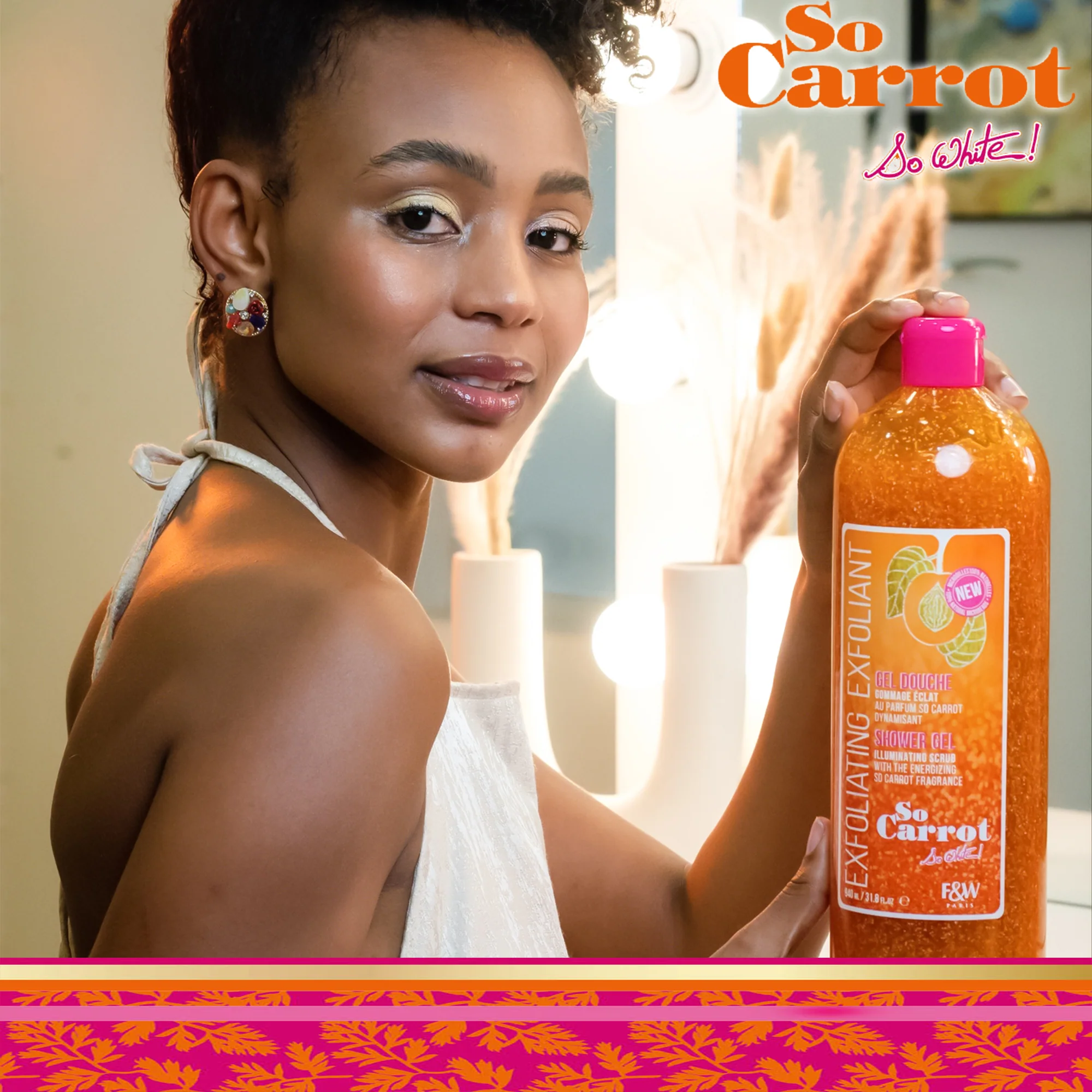 Fair and White So Carrot Exfoliating Shower Gel 31.78 fl oz - Image 7