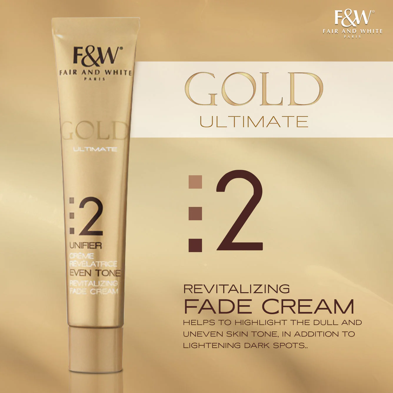 Gold :2 Gold Revitalizing Fade Cream 50ml - Image 4