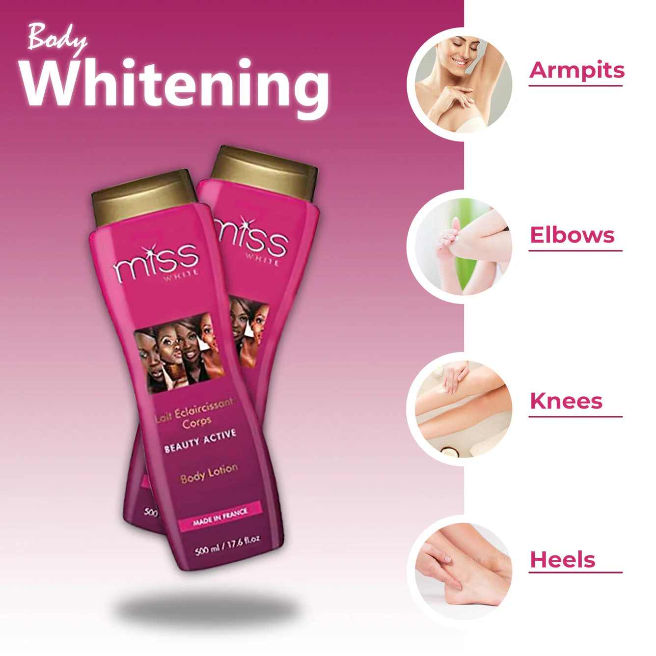 Fair And White Miss White Brightening Body Lotion 500ml / 17.6 fl oz - Image 7