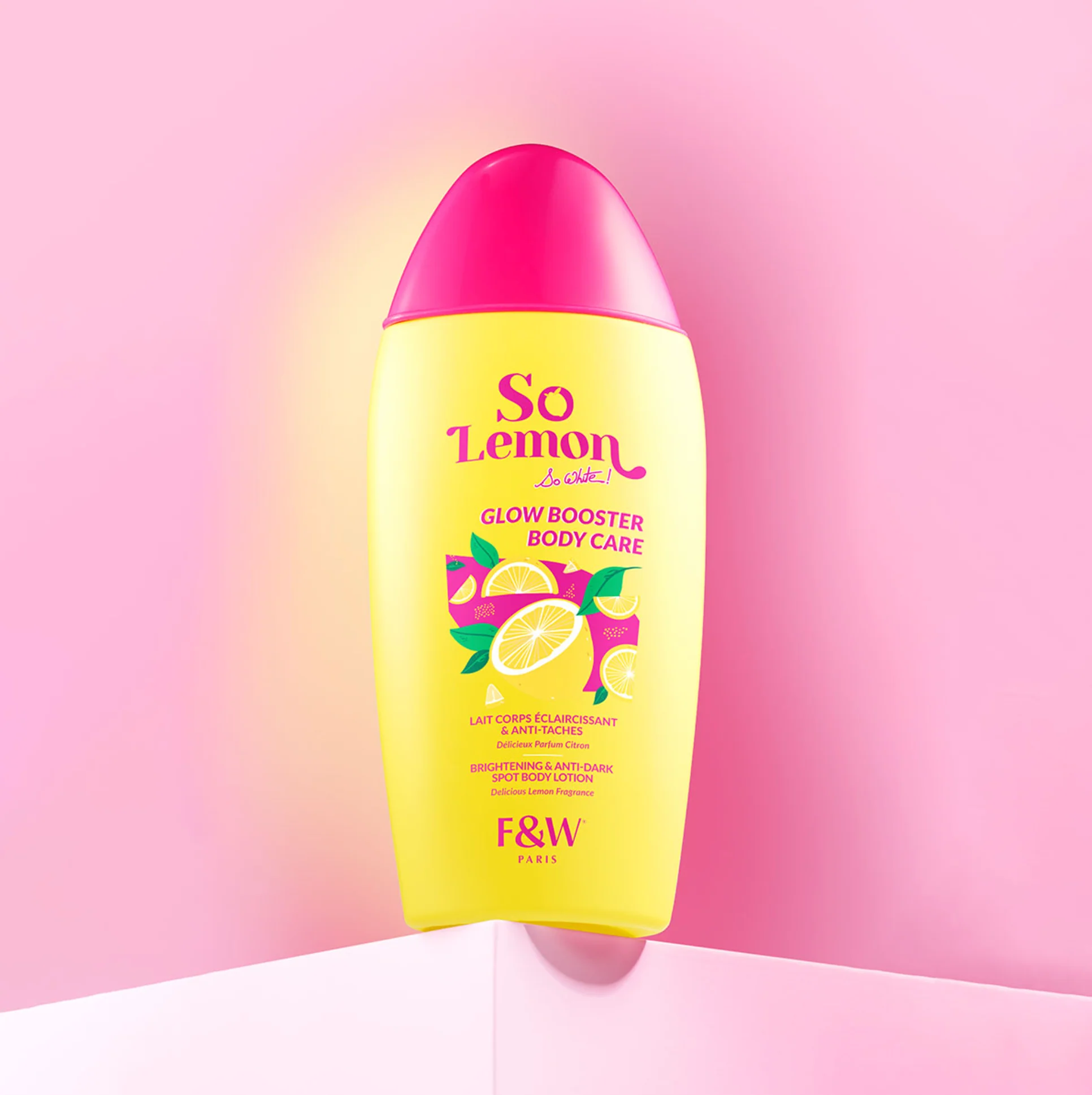 Fair And White So Lemon Brightening Glow Booster Body Lotion 500ml - Image 3